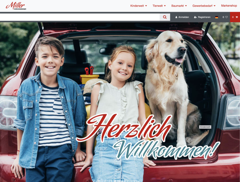 Miller Versandhaus Webshop Relaunch geht Online!