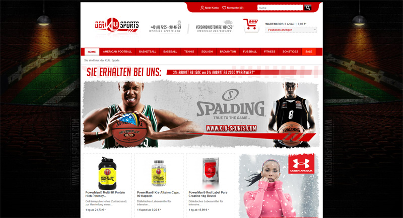 der KLU. Sports – Online-Shop